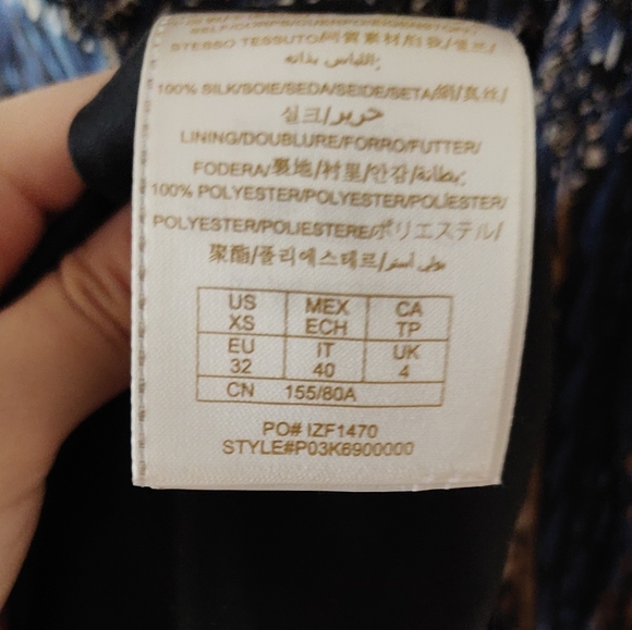 Silk fit and flare flutter sleeve mini dress - Picture 13 of 13